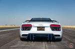 Audi R8 V10 on Blue Vossen Wheels (HC-1) 2017 года